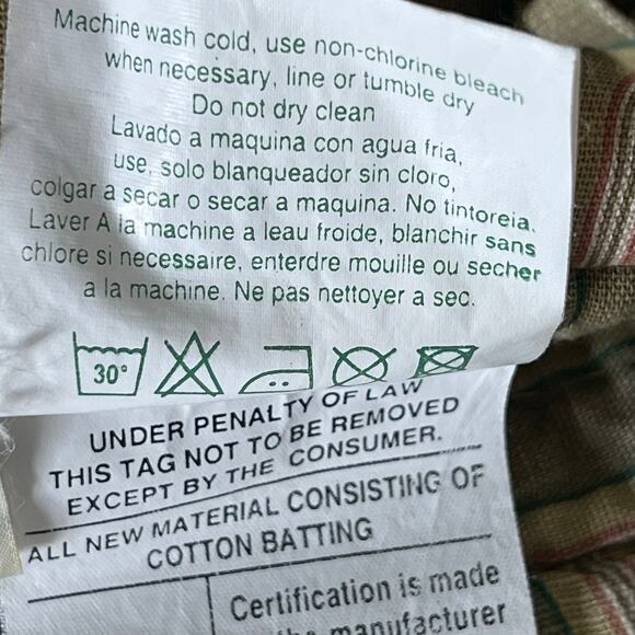 Waverly linen blend heirloom floral twin quilt - Picture 8 of 13